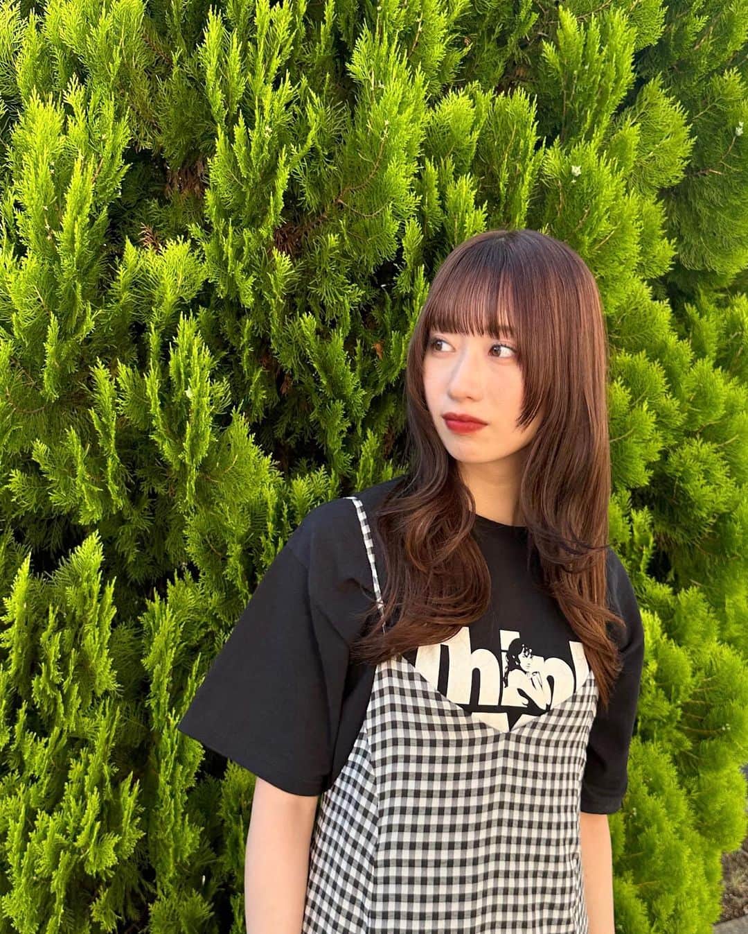 のインスタグラム：「.  夏だね〜〜 こまめに水分補給だよ🙆‍♀️  #レイヤーカット #beyooooonds #前田こころ」