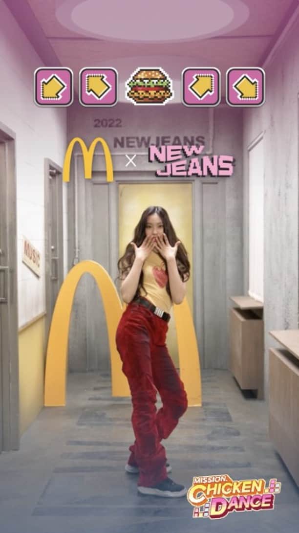 McDonald's Philippinesのインスタグラム：「Let Hyein welcome you to the #McDonalds_Chicken_World with a #Chicken_Dance 💃🏻  #McDonaldsxNewJeans」