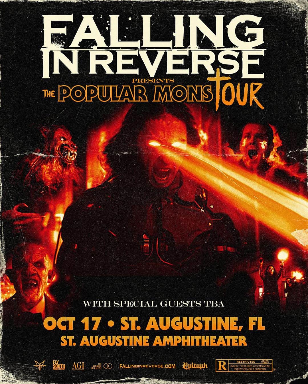 ロニー・ラドクのインスタグラム：「St Augustine show official back on sale I told you we’d come back and now we are.」