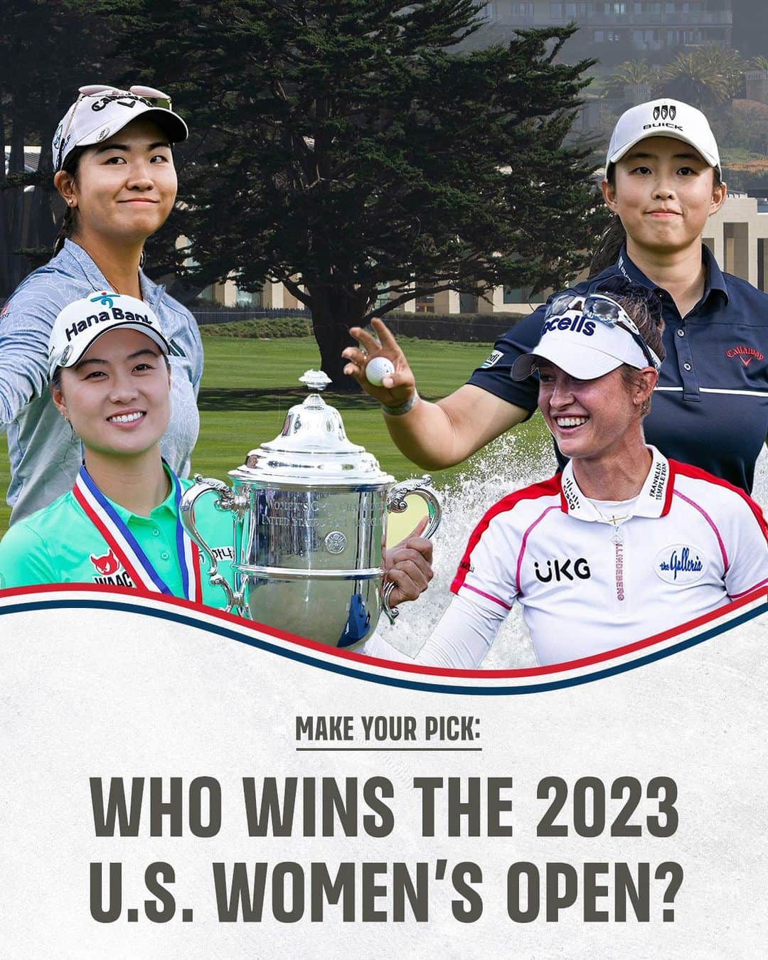 チョン・インジさんのインスタグラム写真 - (チョン・インジInstagram)「______ will be the 2023 @USWomensOpen champion at Pebble Beach. 🏆」7月6日 7時58分 - golfchannel