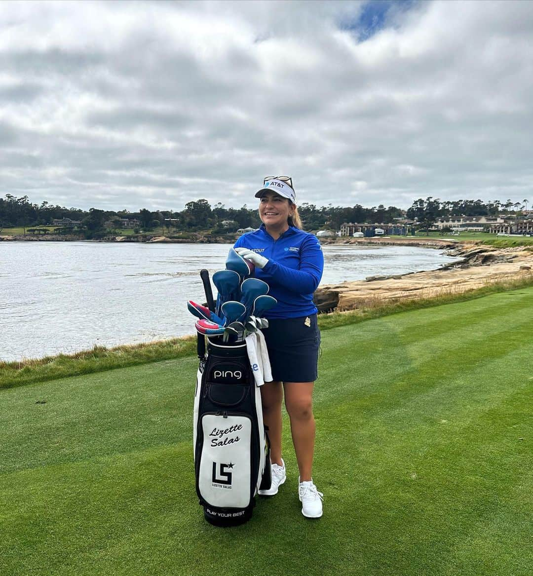 リセット・サラスのインスタグラム：「Up next, the #USWomensOpen at Pebble Beach! @att #ATTathlete 💙」