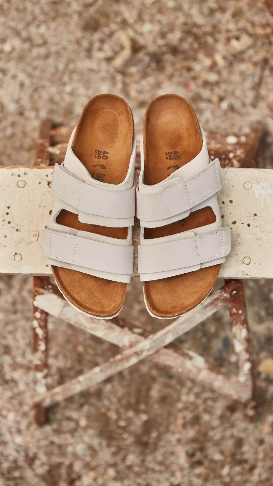 freepeopleのインスタグラム：「Feel the footbed. Link in bio to shop the new Uji Birkenstock, an exclusive collection in partnership with Birkenstock.」