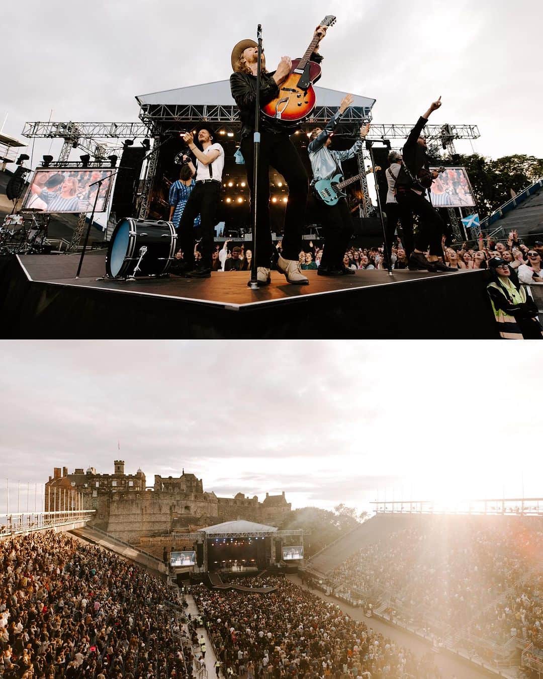 The Lumineersのインスタグラム：「We just played in a castle!! To a sold out crowd! Thank you Scotland!💙🏴󠁧󠁢󠁳󠁣󠁴󠁿🏰」