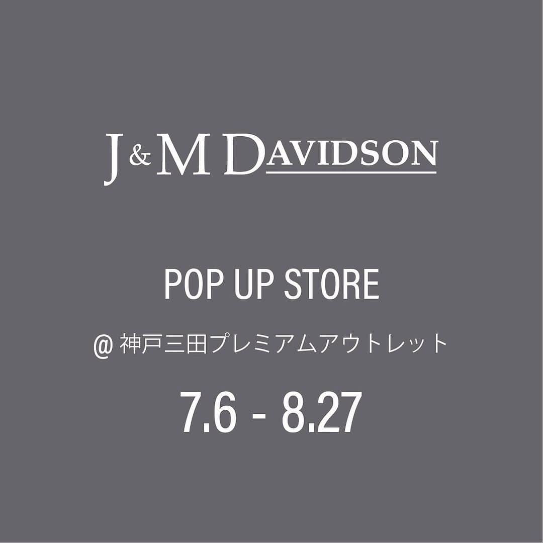 J&M Davidsonさんのインスタグラム写真 - (J&M DavidsonInstagram)「7月6日（木）より、神戸三田プレミアムアウトレットにJ&MデヴィッドソンのPOPUP STOREがオープン！ 人気モデルの”BELLE/ベル”や”FRINGE CARNIVAL/フリンジ カーニバル”も顔を揃え、豊富なバリエーションで展開します。 皆様のご来店をお待ちしております。  開催期間：7月6日（木）~8月27日（日） J&M DAVIDSON 神戸三田プレミアムアウトレット POPUP STORE 兵庫県神戸市北区上津台7-3　1845区画  @kobesandapremiumoutlets  #神戸三田プレミアムアウトレット」7月6日 10時00分 - jandmdavidson