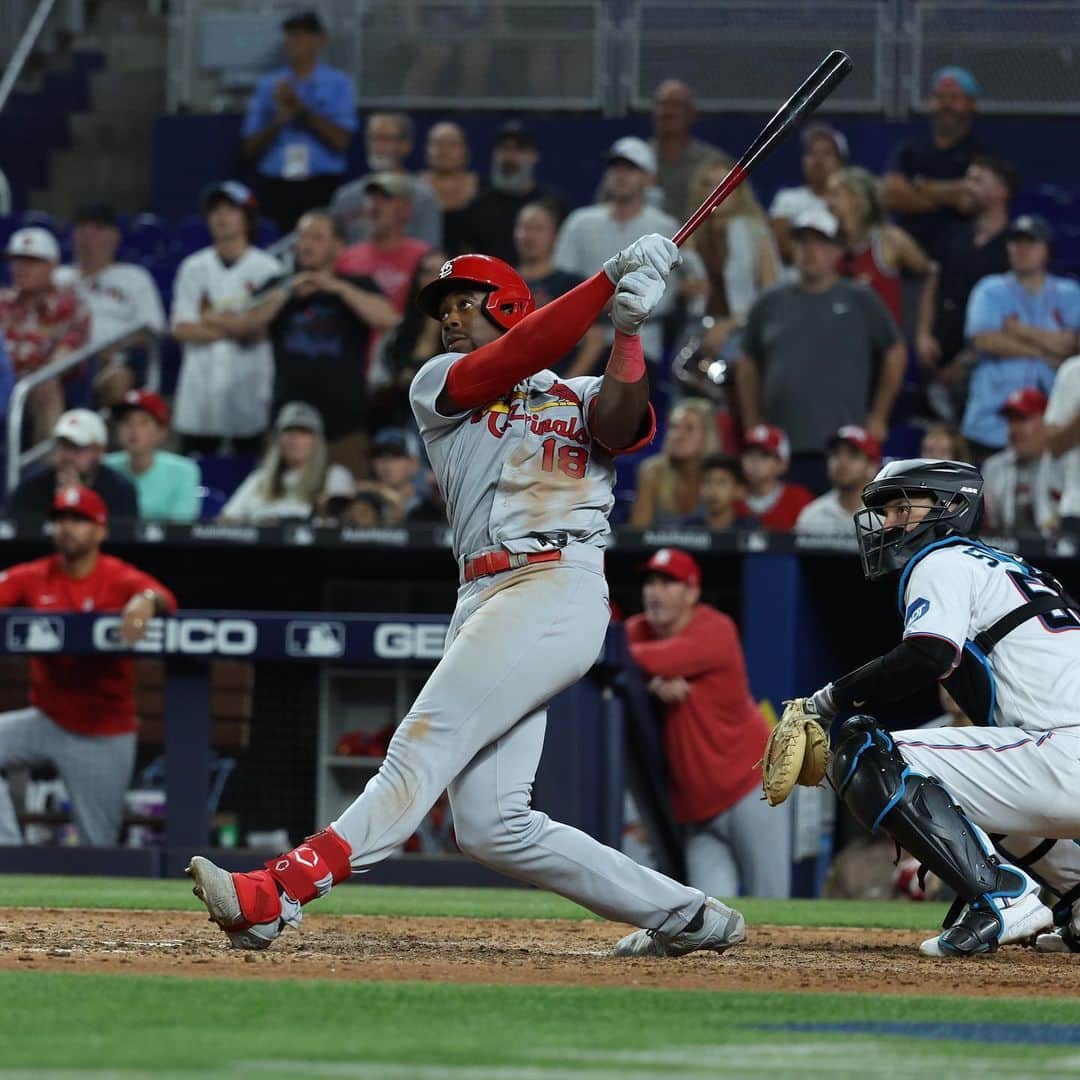 セントルイス・カージナルスのインスタグラム：「Ninth inning. Two outs. Full count. Enter Jordan Walker.」