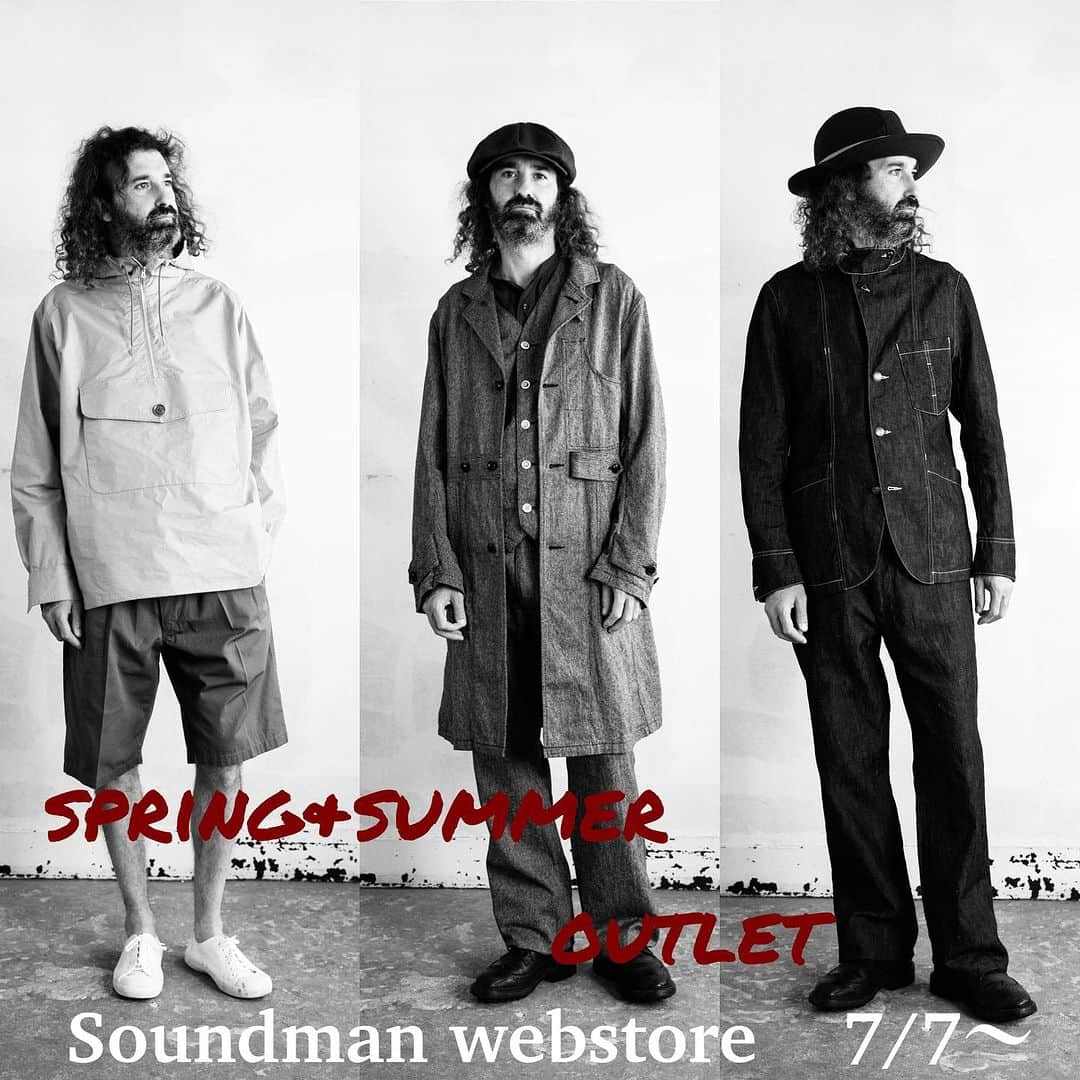 サウンドマンさんのインスタグラム写真 - (サウンドマンInstagram)「7月７日【金】20:00より Soundman webstoreにおいて、'22SSまでの一部商品を対象に期間限定で Spring&Summer Outlet Saleを開催いたします。(終了日時は未定です。) なお、毎週土曜日に開催しているSoundman Weekendstoreとは在庫が連動しておりタイムラグにより在庫切れが生じることがございます。 その際はご了承ください。  Soundman Webstore will hold a Spring&Summer Outlet Sale starting July 7 for items up to 22SS.  ☆今朝ほどアップした投稿は不具合があり削除しました。いいね、並びに保存いただいた方、申し訳ございませんでした。  #soundman #サウンドマン #2023ss #heritagestyle #vintagestyle  #heritagemenswear  #outlet #sale #横浜 #山下公園 #yokohama」7月6日 11時38分 - soundman.jp