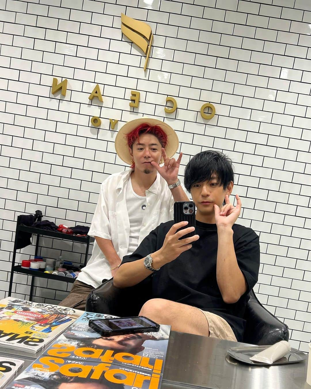 高木琢也さんのインスタグラム写真 - (高木琢也Instagram)「束の間のサラ男💇‍♂️💈 #三浦翔平 #OCEANTOKYO」7月6日 21時48分 - takagi_ocean