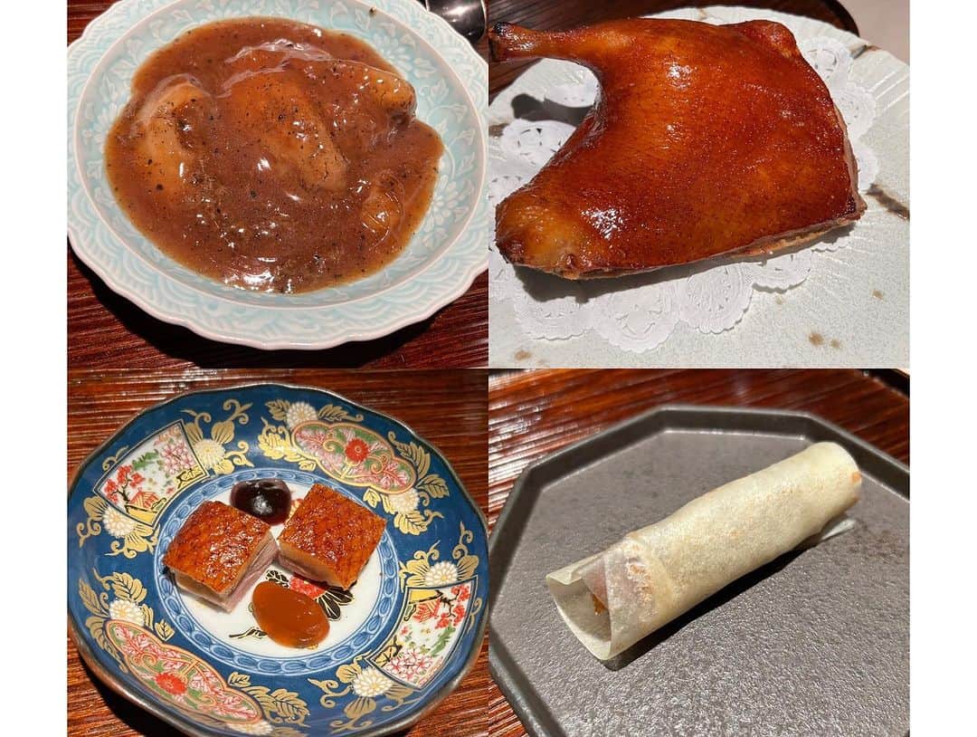 朝桐光さんのインスタグラム写真 - (朝桐光Instagram)「⭐️銀座嘉禅⭐️  厳選した食材を使った簗田シェフおまかせのコースとお料理にあわせたワインペアリングをいただいてきました✨  お店の雰囲気はとっても高級感があって素敵✨  まずはシャンパンで乾杯っ！  最初に出てきたナッツの飴炊きが美味しすぎて美味しすぎて🎶 お店で売ってるとのことだったので買っちゃったよね👍✨  料理が待ち遠しくてワクワク🎶  1品目　 柔らかいつぶ貝とクラゲをサッパリと✨  2品目 雲丹と貝柱の茶碗蒸し✨ タラバカニと内子のソースって美味しいに決まってる❤️ 途中で蟹酢を少し入れて味変✨ 茶碗蒸しって言っていいのか！！ってくらい美味しかった🤤  3品目 ホタテと夏野菜の炒め✨ 春菊のソースにホタテをつけて、、、 美味しいー❤️ 夏野菜もきのこも美味しくて全部が主役🎶  4品目 はい！きましたぁー フカヒレ❤️  最後の動画をみてくださいっ！！  今見返してもよだれが出そう🤤  おっきなフカヒレにトリュフをたっぷりかけてくれるの❤️  トリュフ好きにはたまらない✨  フカヒレだけでも贅沢なのにトリュフのかかったソースと合わさったら美味しすぎて❤️  5品目 廣東式ダック✨ 北京ぢゃないんだって🎶  まずは皮がついたお肉を✨  たっぷりソースにつけて、、、  ジューシーで美味しい❤️  次に巻き巻きした廣東ダックを、、、  皮がパリッと甘いタレとあわさって美味しいーっ❤️  私大好きー❤️🥰❤️  おかわりしたかった、、、笑  6品目 ハタのさっと蒸し✨ サッパリなフィッシュソース お腹いっぱいになってきたのにリセットされた😋  7品目 坦々麺✨ 桜海老が入っててすごいいい香り🎶 細麺にクリーミーなソースがからまって最高❤️ ペロリ😋  最後はデザート  マンゴープリンにカスタード入り饅頭✨  お饅頭の中にアツアツとろーりカスタード✨ 食べたことない感じで美味しい✨ マンゴープリンはマンゴーが沢山のっててサッパリ🎶  ペアリングで出していただいたワインもどれも料理に合って美味しかったよ✨  最高すぎるディナーでした🥰  自分へのご褒美、デート、お友達と、お仕事で、、、 どんなシチュエーションにも使える最高なお店だと思います👍✨  またいこーっと🎶🎶🎶  PR@ginza_kazen  #銀座グルメ #銀座中華料理 #銀座中華 #銀座ワイン #銀座ワインペアリング #ワインペアリング #銀座ディナー」7月6日 21時56分 - akari_asagiri