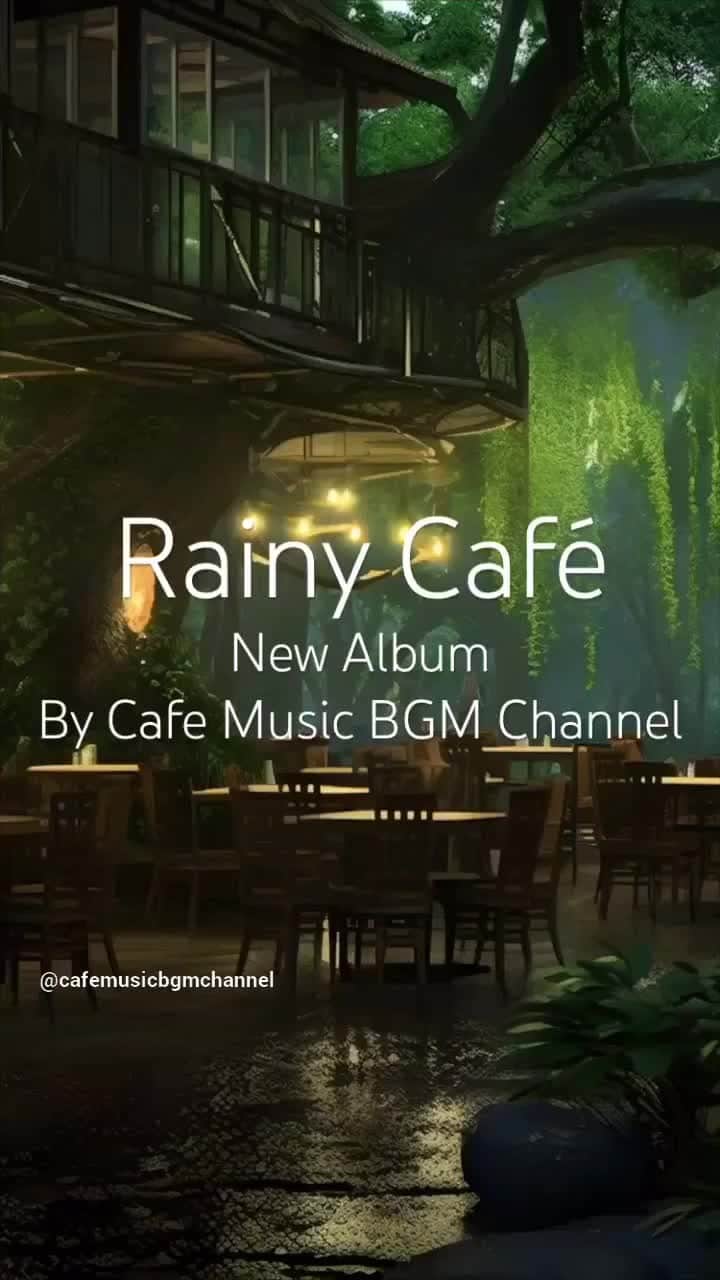 Cafe Music BGM channelのインスタグラム：「Cozy Up at the Rainy Café with Cafe Music BGM Channel! ☕️ #RainyCafé #SmoothJazzVibes #AlbumRelease」
