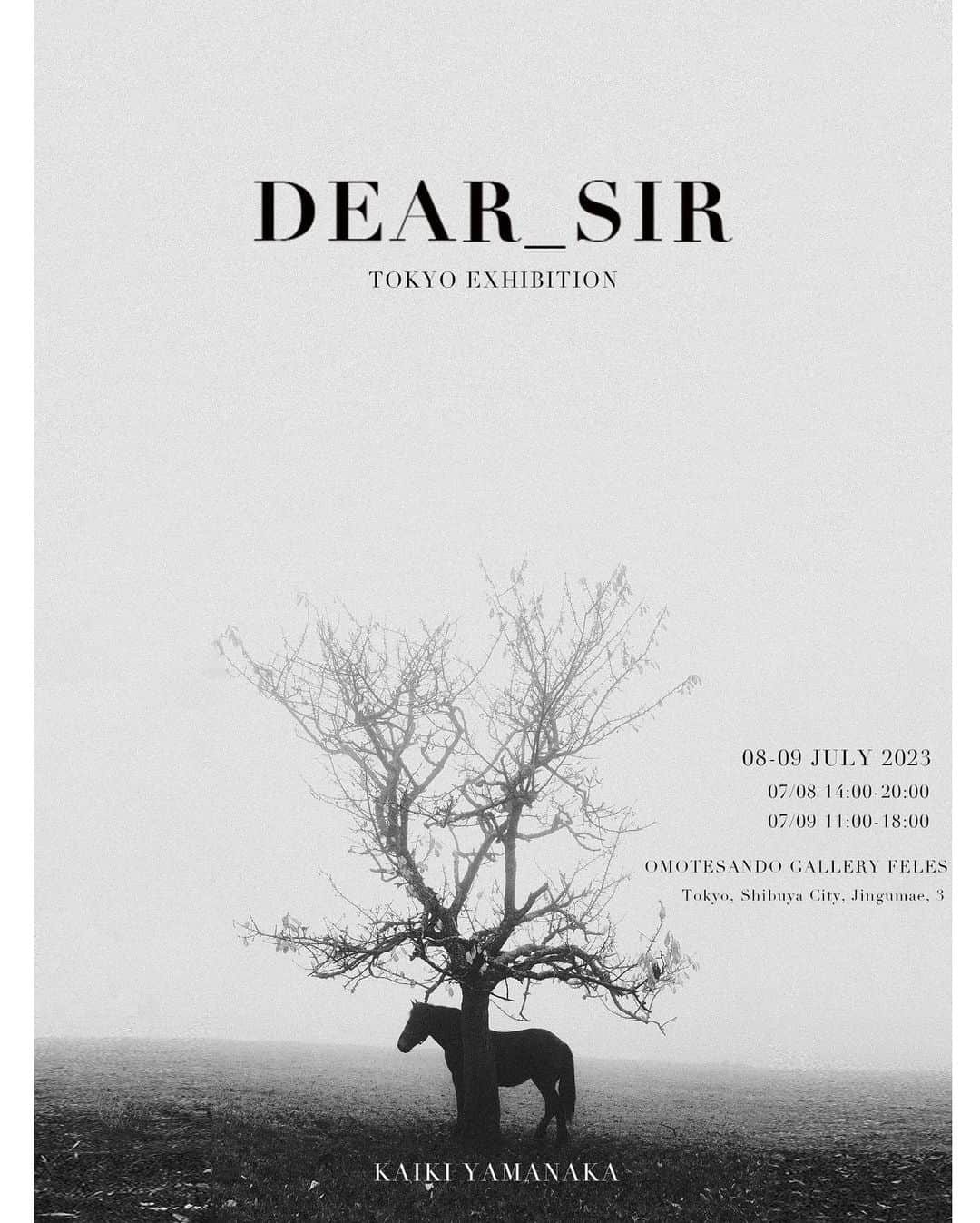 山中海輝のインスタグラム：「【個展まで後2日】 今日、無事に作品達を受け取りました。 PCかiphoneの端末の中でしか見た事のなかった、そこにあるようでなかったものたちがこうして目の前に実在していて、触れられて、重みを感じられているこの瞬間が尊くて、それぞれの撮った写真の日のことを思い出しながら一枚一枚昔のアルバムを読み返すようにゆっくり眺めました。  今回の印刷をご協力してくださったのは株式会社ハザマ印刷様です。 制作から細かい部分の修正までずっと相談に乗っていただき本当にありがとうございました。  今回の個展では19作品をA2〜A3サイズで販売致します。 (制作限定枚数は各3枚です。)  #ハザマ印刷   ____________________________ この度自身初となる個展、『”Dear＿sir” TOKYO EXHIBITION』を表参道にて開催することになりました。  2018年からプロサーファーとしての自分とアーティストとしての自分を切り離すため、@dear__sir と名乗りながら活動してきました。 この個展ではこの5年間を振り返り、さまざまなターニングポイントで出会った息をのむほど美しい風景や、偶然に巡り合った特別な瞬間、そして人生を変えてくれた写真や映像をその時のストーリーとともに展示したいと思っています。  また、写真から受けたインスピレーションをアパレルに落とし込んだ「DEAR＿SIR」グッズも先行販売します。  SNSやオンラインでは伝えきれない、リアルなDear＿sirの世界観を来場してくださった方々に体感していただけますと幸いです。  終日在廊していますので、展示会場でお会いできることを、心よりお待ちしております。  ▼概要 『”Dear＿sir” TOKYO EXHIBITION』 入場料無料（混雑時入場規制あり）  ▼日時 2023年7月8日 14:00-20:00 2023年7月9日 11:00-18:00  ▼会場 GALLERY FELES OMOTESANDO 〒150-0001 東京都渋谷区神宮前3-18-26」