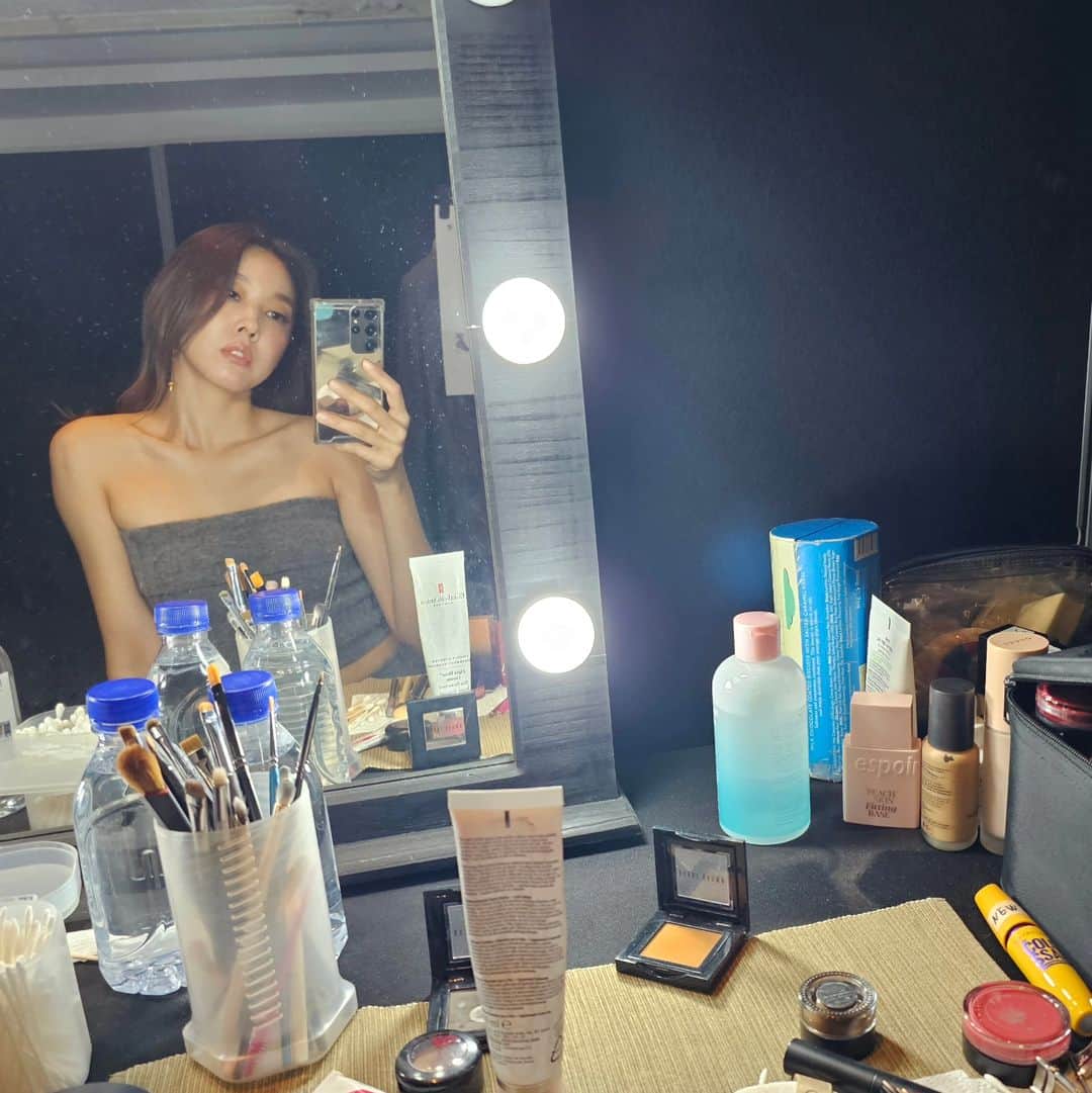ハン・ヘジンのインスタグラム：「쇼 시작 5분 전  #타임30주년패션쇼 @time___official」