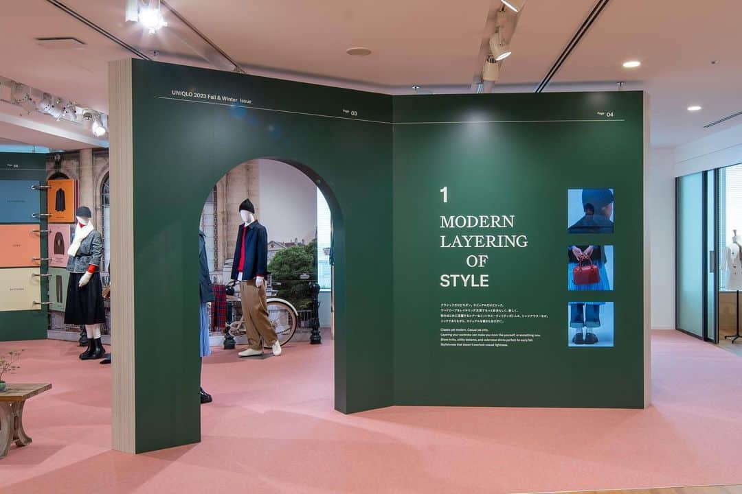 ユニクロさんのインスタグラム写真 - (ユニクロInstagram)「Here's a sneak peek at the UNIQLO 2023 Fall/Winter Press Exhibition. Style, Color and Function - Along with a season theme "Modern Layering", add various ideas to your own layering style with our latest collection this fall and winter!  #UNIQLO #LifeWear #LifeWearMagazine #FW23 #FallWinter #exhibition」7月8日 18時00分 - uniqlo