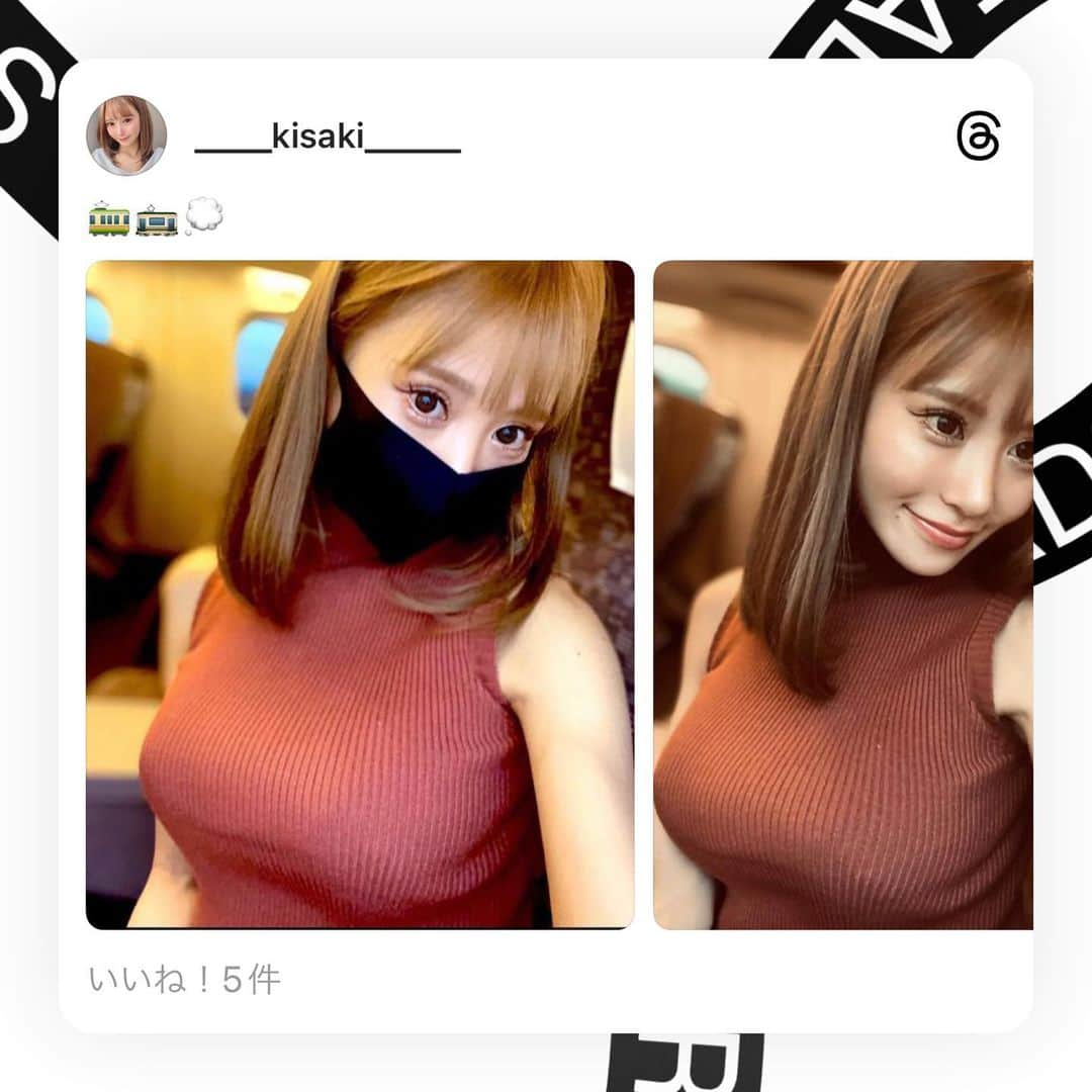 佐崎きさきさんのインスタグラム写真 - (佐崎きさきInstagram)「good day☺️ . #threads  @threadsapp」7月6日 14時35分 - ____kisaki_____