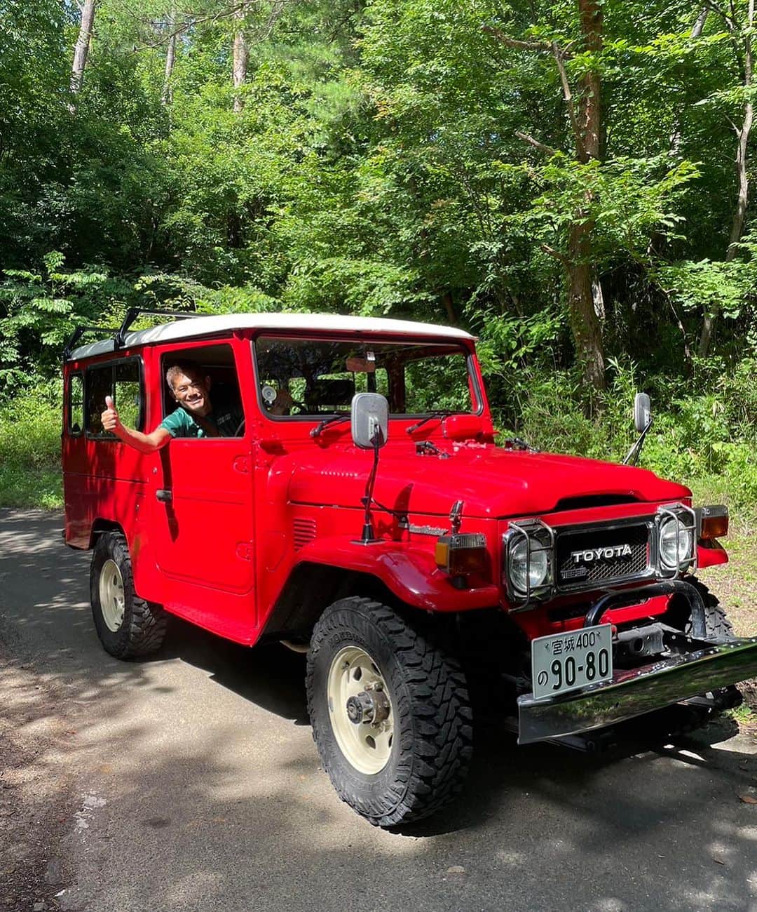 織戸学のインスタグラム：「1983年の land cruiser  なんか良い  #landcruiser #toyota  @kinofit.jp」