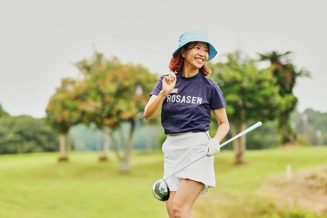Aya（高本彩）のインスタグラム：「@rosasen_jp  @i.w.harperjapan   #golf#rosasen#iwharperjapan」