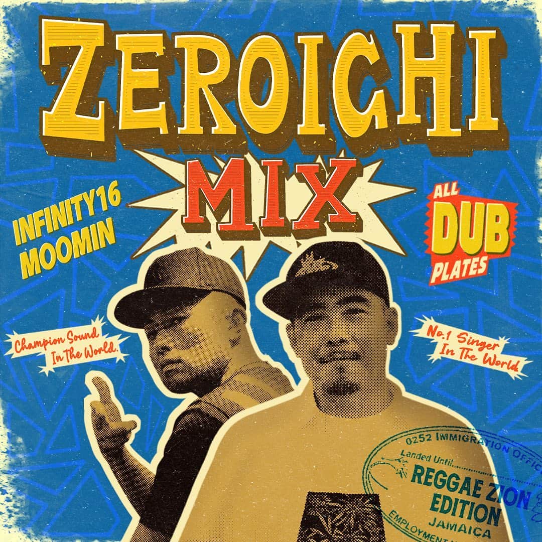 MOOMINのインスタグラム：「ご活躍さまです♪ INFINITY16 & MOOMIN "ZEROICHI MIX" 明日2023/07/07 レゲエザイオンから 独占配信します！ 俺とテラシーで作ったスペシャルダブMIX レゲエチャート1位狙ってます！  みなさま是非、拡散ご協力をお願いします！ チカラ貸して下さい！  @singer_momin_  @infinity16telac   #reggae #ZEROICHI #チカラ貸して下さい」