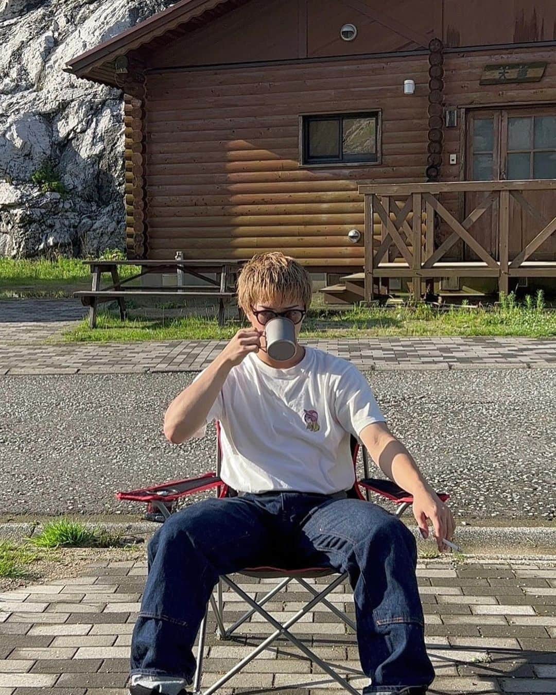 流稜太のインスタグラム：「📍白崎海洋公園オートキャンプ場  オートキャンプだけじゃなくてバンガローにも泊まれる所やから誰でもお手軽に行けちゃう🙆🏻  #キャンプ  #キャンプ場  #オートキャンプ  #白崎海洋公園キャンプ場  #キャプテンスタッグ  #snowpeak  #pykespeak」