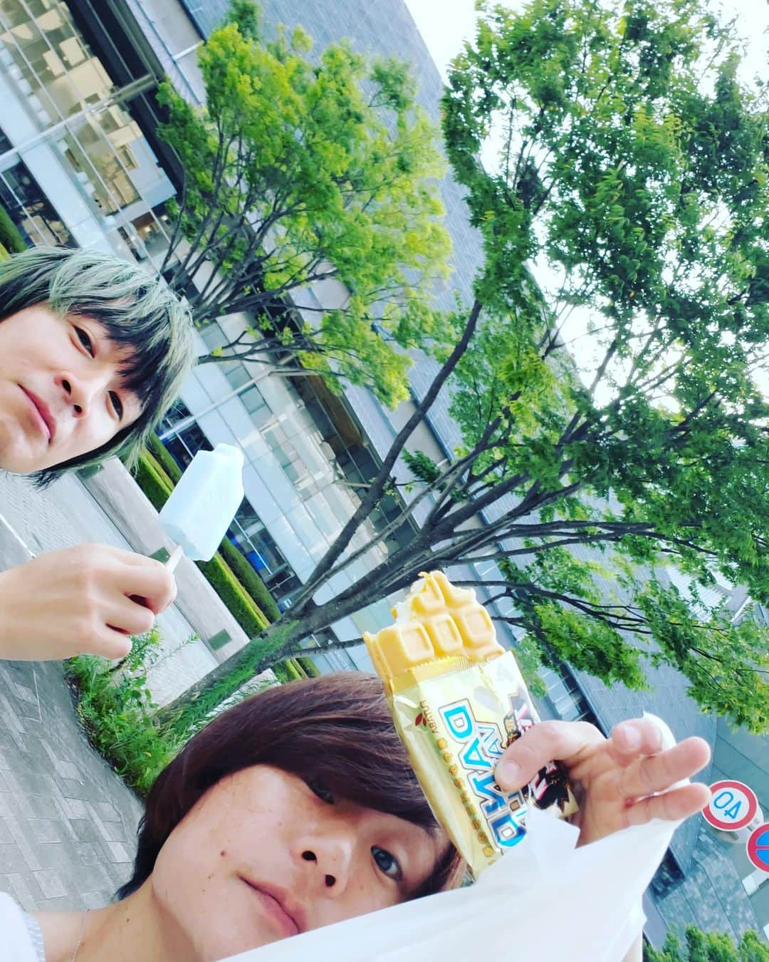 BUZZ THE BEARSのインスタグラム：「慣れ親しんだ仲間と夕方アイスを食うのもええもんよ。⁡ ⁡今日も素敵な一日にしましょう。⁡⁡ ⁡ #⁡BACKLIFT⁡ ⁡#EGGBRAIN⁡ ⁡#BUZZTHEBEARS⁡ ⁡#静岡UMBER」