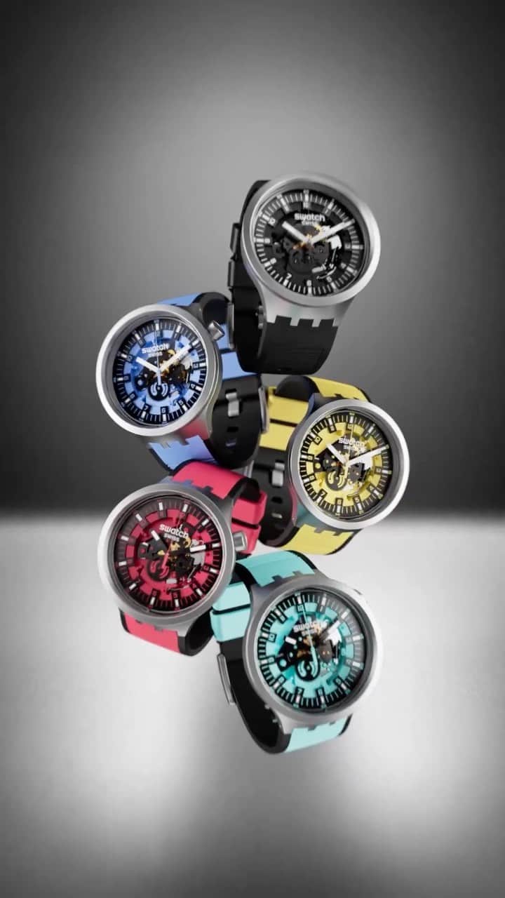 Swatchのインスタグラム：「BIG BOLD IRONY has arrived! Which color will you choose to express your style? #SwatchBIGBOLDIRONY」