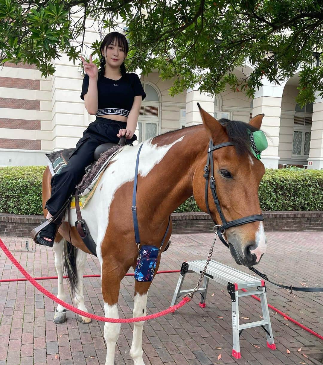 麻倉瑞季さんのインスタグラム写真 - (麻倉瑞季Instagram)「ハウステンボスで乗馬体験してきたよ🏇」7月6日 18時10分 - mizuki_asakura_