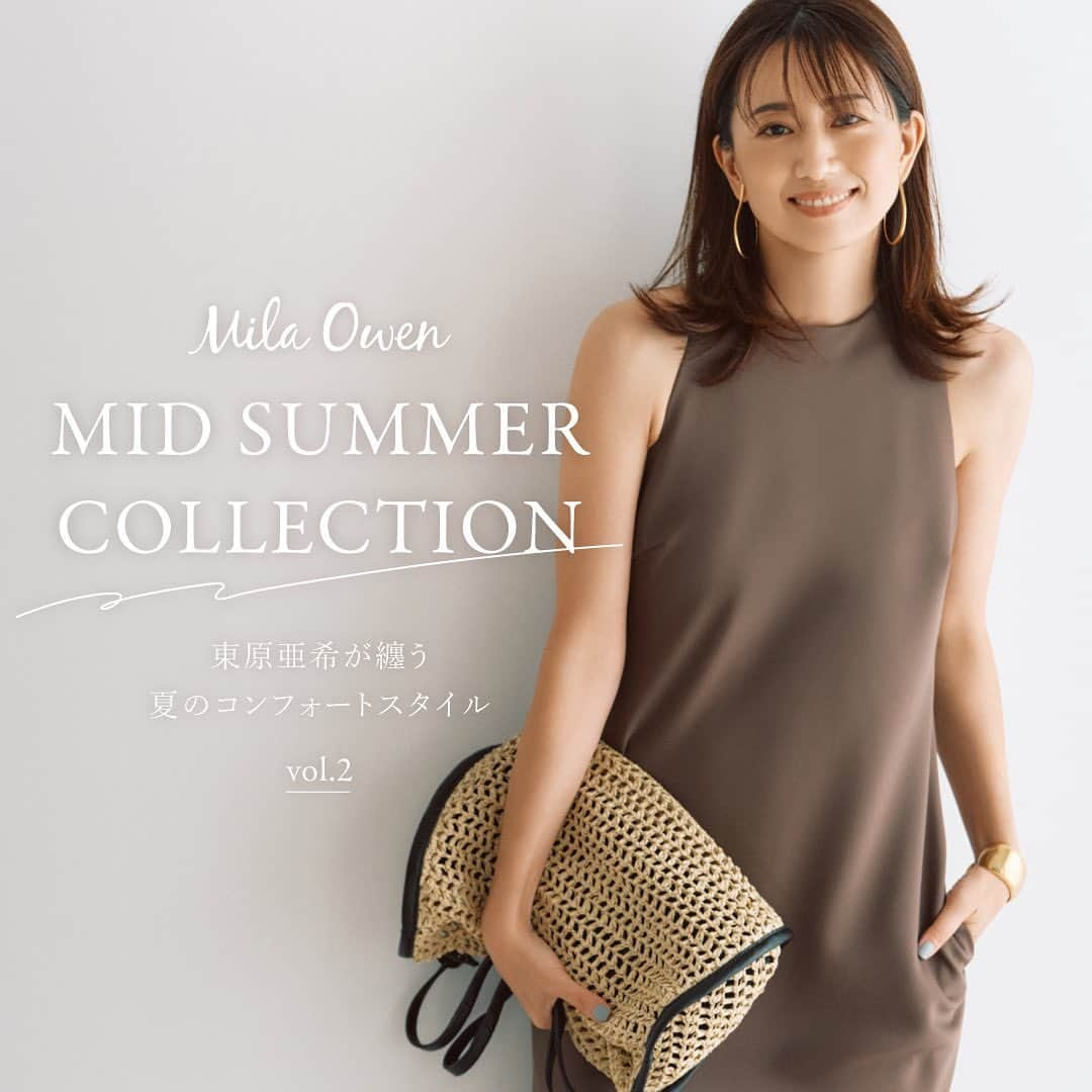 milaowen_officialさんのインスタグラム写真 - (milaowen_officialInstagram)「- MID SUMMER COLLECTION 東原亜希が纏う夏のコンフォートスタイル vol.2  夏のコレクション連載第二回は 着るだけでコーディネートが完成し、暑さの中でもきちんと見えや華やかさを叶えてくれる ワンピース・セットアップをご紹介。 一枚でさまになる万能アイテムを、東原亜希さん( @akihigashihara )が魅力たっぷりに着こなします。  #milaowen #東原亜希 #akihigashihara #summer #fashion #basic #cordinate」7月6日 18時11分 - milaowen_official