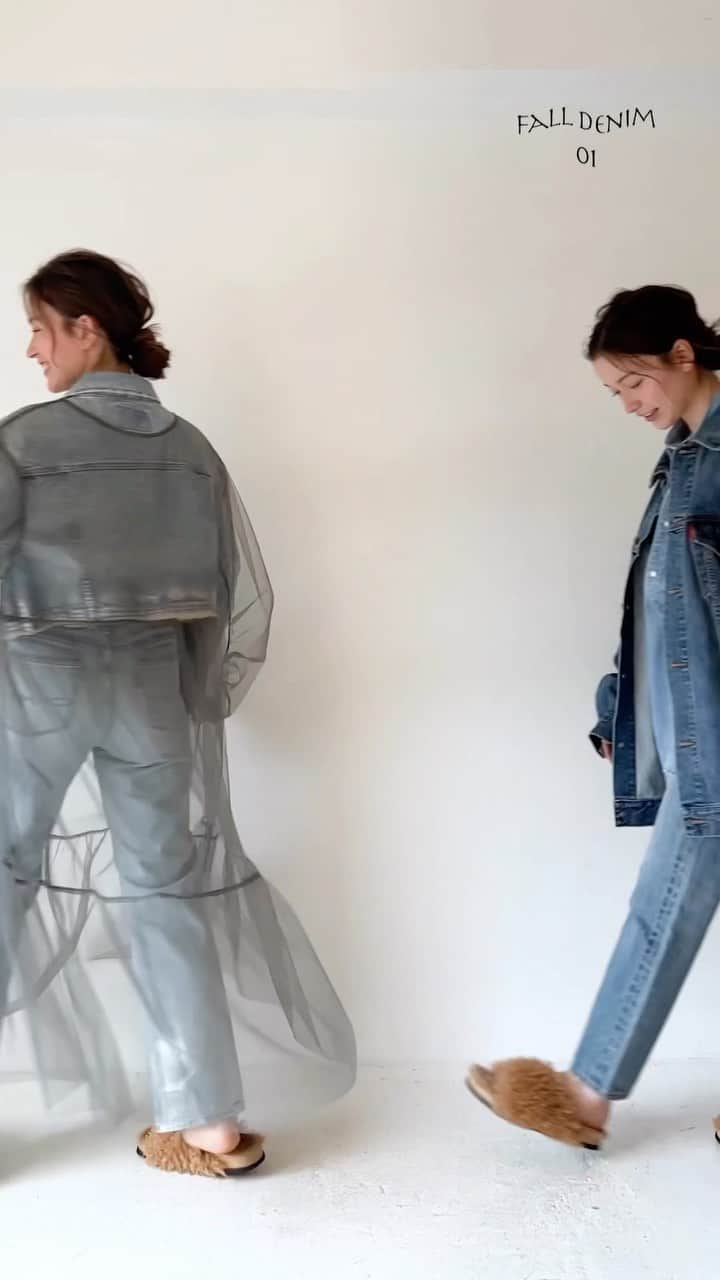 のインスタグラム：「FALL DENIM👖_________  秋のデニムを一気に公開！ 気になるデニムは商品タグをタップ🏷️  穿き心地の良さとシルエットの美しさが人気のUngridデニム。  この秋はデニム素材を使用したアイテム展開も豊富！  定番デニムからヴィンテージライクなデニム、 今季らしさのあるデザインデニムなど幅広くラインナップ。 是非お気に入りの1本をお楽しみください♩  ___________________________________ 下記 アカウントTOPページリンクより 各サイトをご覧下さい🔗  RUNWAY channel▶︎ @ungrid_staffsnap ZOZOTOWN▶︎ @ungrid_official  #ungrid #ungrid_official #runwaychannel #ZOZOTOWN #ungriddenim」