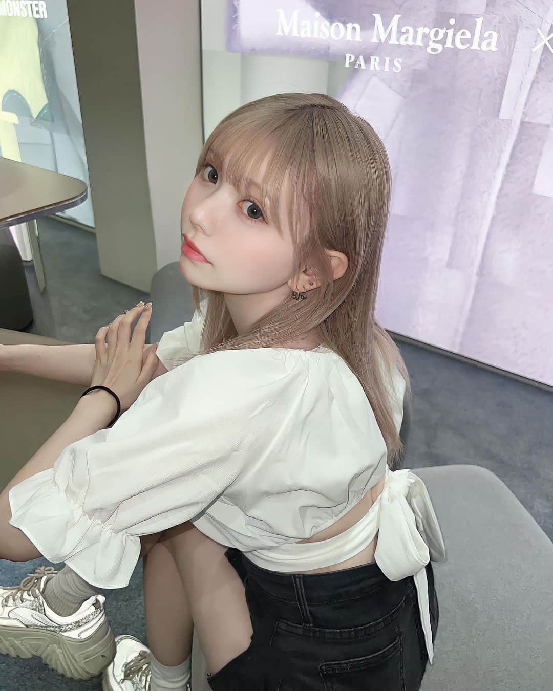 若林萌々のインスタグラム：「最近の口癖はなぁぜなぁぜ」