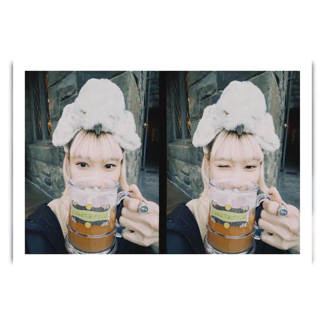 稲葉るりのインスタグラム：「フォルダ遡ってたら、UPし忘れてた写真ミッケ🦉  #ゆかダック　#ヘアメイクアップアーティスト　#美容　#ユニバ　#ユニバーサルスタジオジャパン」