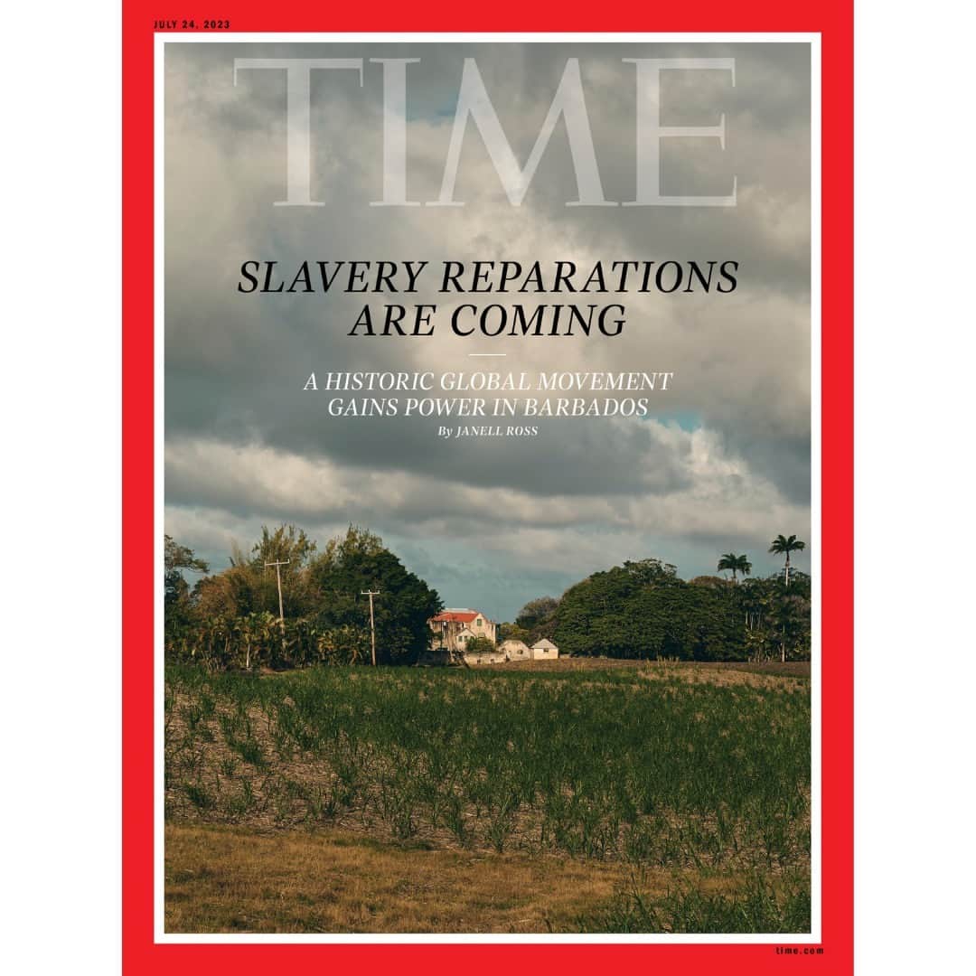 TIME Magazineのインスタグラム：「"If something of such horror is revealed and you're still benefiting from the proceeds, you cannot turn your head and say, 'Well, what has that to do with me?'" says Esther Phillips, Barbados' first poet laureate.  In TIME's new cover story, we go inside Barbados' historic push for slavery reparations.  This year's demand for reparations—which will call for a Marshall Plan–like public investment, not the individual payments that have dominated the conversation elsewhere—will arrive with force.  Letters are expected to say the time has come to negotiate reparations to improve infrastructure and human conditions in the Caribbean. Come to the table, they will say, or prepare to see much of the Caribbean in international court.  "I have my doubts, to be honest, that England will ever pay a thing," says Kyle Blackmen, 30, who manages workers near Drax Hall—a Barbados plantation which now belongs to Richard Drax, a Conservative member of the British Parliament.  Read the cover story at the link in bio.  Photograph by Christopher Gregory-Rivera (@cgregoryphoto) for TIME.」