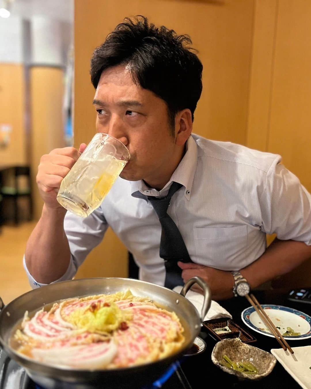 藤川球児さんのインスタグラム写真 - (藤川球児Instagram)「博多も食い倒れの街やね😋😋 絶品ミルフィーユ鍋…からのもつ鍋🍲 韓国から旅行中のアボジから写真が送られてきた📸 行列屋台で仲間が増えた夜✨🍜 ※働いたら沢山食うんやで‼️  #kyuji22  #博多グルメ  #小金ちゃんの焼きラーメン #韓国カメラマン父さん」7月6日 21時08分 - fujikawa_kyuji22