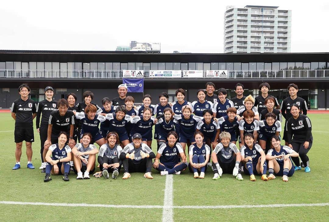 杉田妃和のインスタグラム：「元気、運気、勝気、、 いろんなパワー持ってまた7月10日に。 残りの期間でもっと勢いを🔥 ©︎JFA #fifawomensworldcup #worldcup  #なでしこジャパン #japan  ⁡」