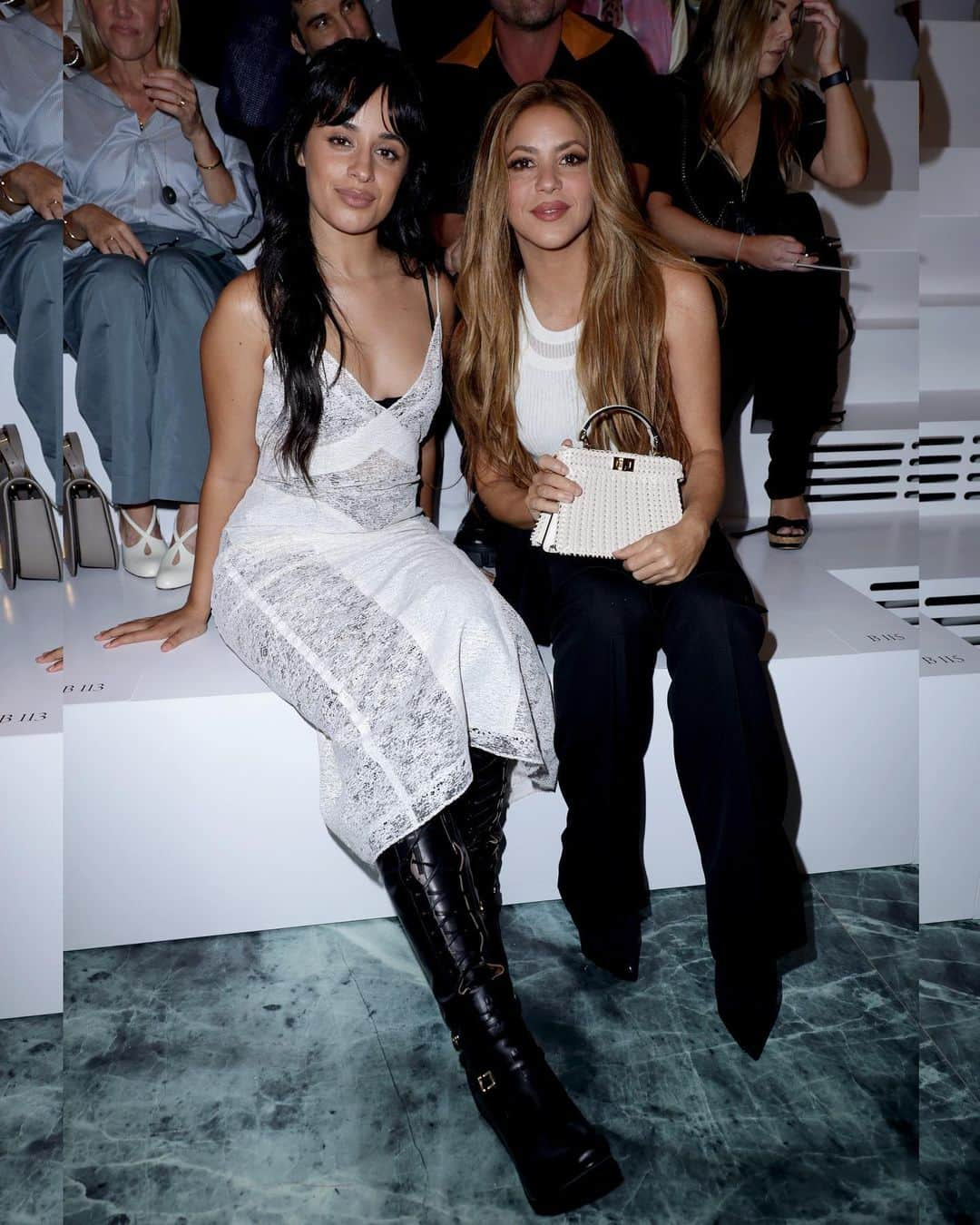 Just Jaredさんのインスタグラム写真 - (Just JaredInstagram)「Shakira and Camila Cabello sit side-by-side front row during Fendi's couture show in the midst of Paris Fashion Week. Other stars in attendance included Zoe Saldana, Cardi B and Suki Waterhouse. We've got even more pics over at JustJared.com! #Shakira #CamilaCabello #ZoeSaldana #CardiB #SukiWaterhouse Photos: Getty」7月7日 7時24分 - justjared