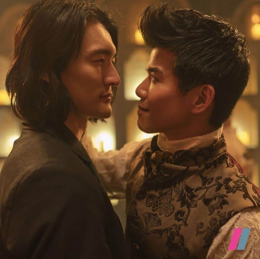 テリー・レオンのインスタグラム：「Episode 4 of #warriormax just dropped today on @streamonmax, written by @franciscahu & directed by @dinhster. Hong & Marcel are ready to party! #HongCel 🍾🥂🪓 😈 😉 🔥」