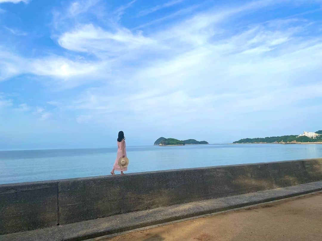 太田理恵のインスタグラム：「久しぶりの海🫶」