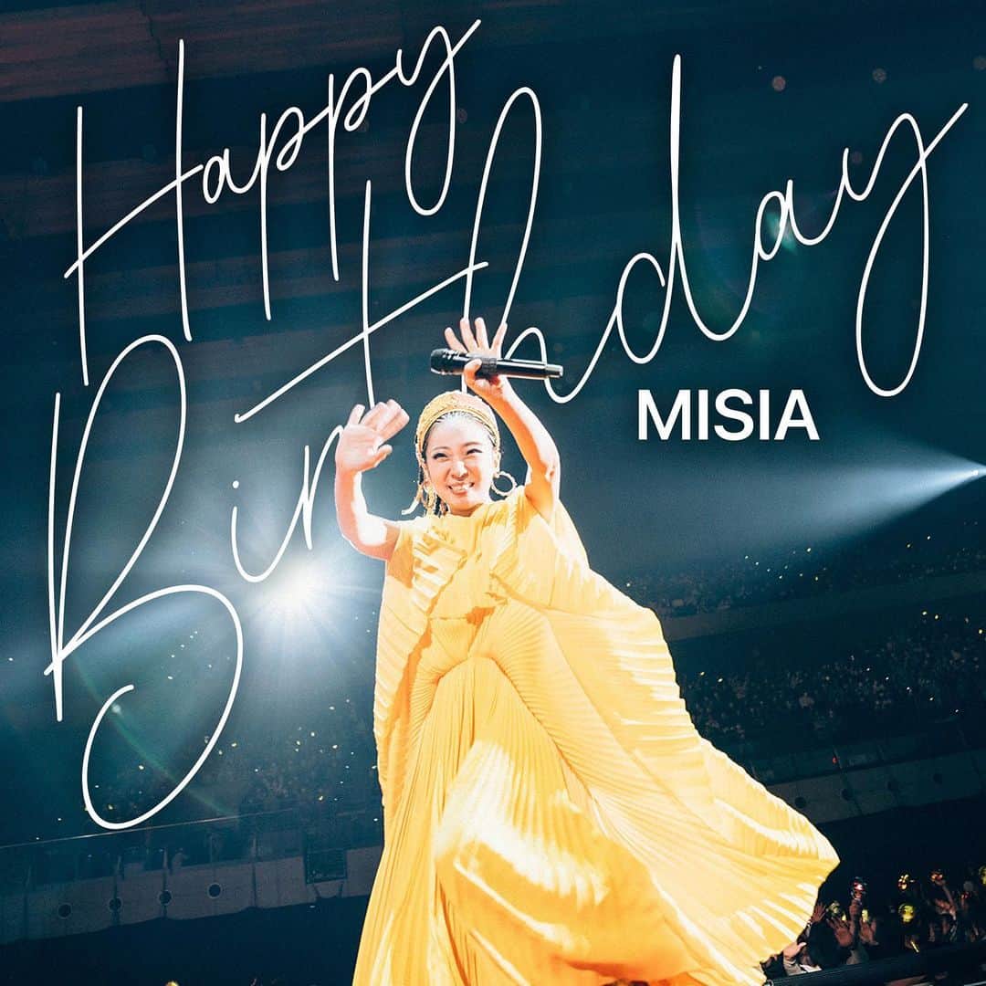 MISIAのインスタグラム：「Happy Birthday to MISIA 🌻  #MISIA #happybirthday」