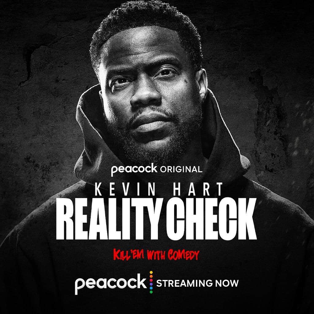 ケビン・ハートのインスタグラム：「It’s My B Day People!!!!!! I’m celebrating by launching my special damn it!!!!! “Reality Check” is officially streaming on @peacock ….Let’s goooooooo!!!!!! #ComedicRockStarShit」