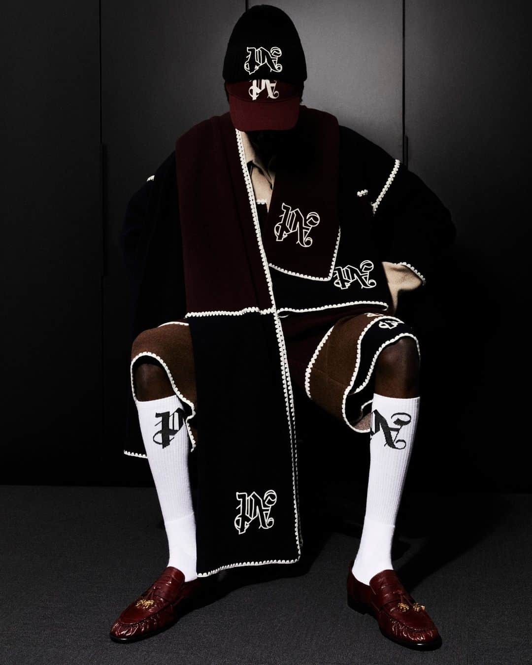 パーム・エンジェルスのインスタグラム：「THE MONOGRAM  At Palm Angels, individuality is multiplicity: the newly released PA Monogram, in its inherent mutability, becomes a symbol and a signifier, declined in countless manipulations and elaborations: from embroidery to pattern, from print to magnified embossing.  #PAMonogram #Fall23」
