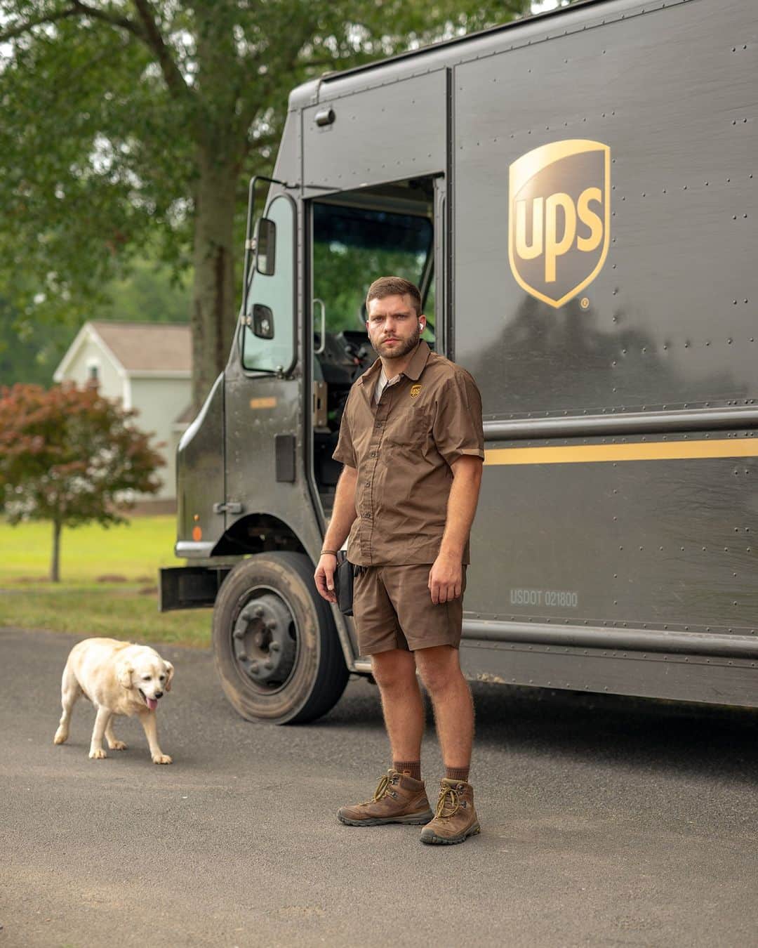 TIME Magazineさんのインスタグラム写真 - (TIME MagazineInstagram)「These days, UPS driver Barkley Wimpee prepares for his daily route out of Rome, Ga., with the precision of a battlefield commander. He loads up his cooler with ice, and stocks it with sandwiches, a case of water bottles, and a couple of sports drinks. He girds himself with a bandana and some plastic bags: around midday, when the sun is at its height, he will soak the bandana in ice water and wrap it around his head, Rambo style—UPS’s strict appearance rules notwithstanding.  Midafternoon, when the day’s accumulated heat blasts out of the back of his non-air conditioned delivery truck like an oven with the door open, he will take off his shoes, slip his feet into the plastic bags and plunge them into the puddling ice of his cooler for a few moments of respite. On really bad days, he will dunk his head in as well. He has surveyed his route’s restaurants, and he already knows which ones will welcome him with a blast of air conditioning and a glass of ice water.  Working all day in heat like this, he says from behind the wheel of his truck on a recent 100°F morning, “is physically painful. When your body starts to heat up, you don’t feel right.” As weeks-long, triple-digit heat waves smother the southern U.S. from California to Florida, not feeling right is starting to feel normal for Wimpee, 28. And it’s only going to get worse. “There’s no question that the globe is heating up,” he says. “Summers are getting hotter. Our [work] days are getting longer. I’m thankful that I have a job, but it’s an untenable situation that we’re in right now with the rising heat.”  Wimpee is not alone. Across the U.S., UPS drivers are braving one of the most immediate aspects of climate change: longer, more intense heat waves that make working long hours in wheeled ovens not just uncomfortable, but dangerous.  What to know about climate change and the looming UPS strike, at the link in bio.  Photograph by José Ibarra Rizo (@joseibarrarizo) for TIME」7月7日 0時30分 - time