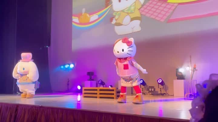 河村唯（うめ子）のインスタグラム：「チルってた。 流行りそう、このダンス。  #ピューロアンバサダー #ピューロでキャンプ」