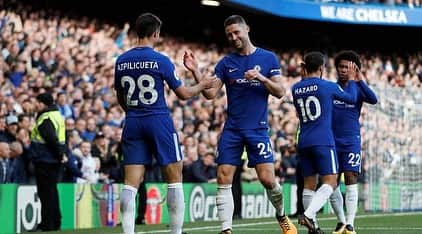 ガリー・ケーヒルのインスタグラム：「Ability, desire, leadership, drive, passion and professionalism. This man has it all. True legend and a huge part of @chelseafc history ©️💙  One of the best @cesarazpi 👏🙌」