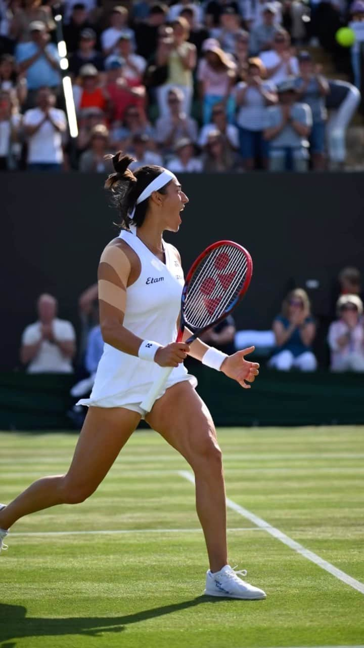 キャロライン・ガルシアのインスタグラム：「Always has some of the best celebrations ✈️  #Wimbledon」