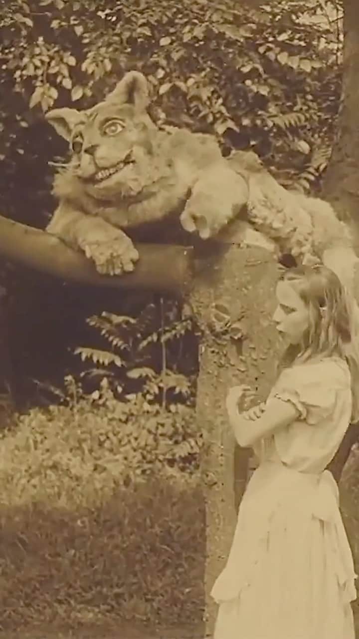 StreetArtGlobeのインスタグラム：「Alice in Wonderland (1915)  This dark, fantasy-adventure film is an adaptation of Lewis Carroll’s classic 1865 novel, Alice’s Adventures in Wonderland, directed and written by W. W. Young. 🕳️ 🐇」
