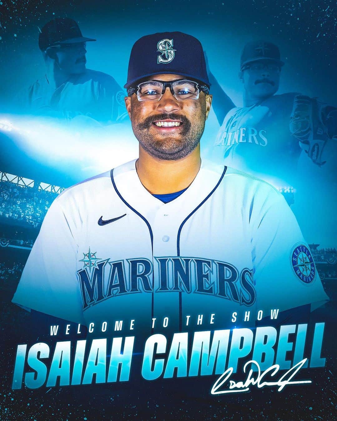 シアトル・マリナーズさんのインスタグラム写真 - (シアトル・マリナーズInstagram)「From Arkansas to the Show... Welcome to Seattle, @isaiah_campbell!   RHP Isaiah Campbell is all set to make his big-league debut. #SeaUsRise」7月7日 2時59分 - mariners