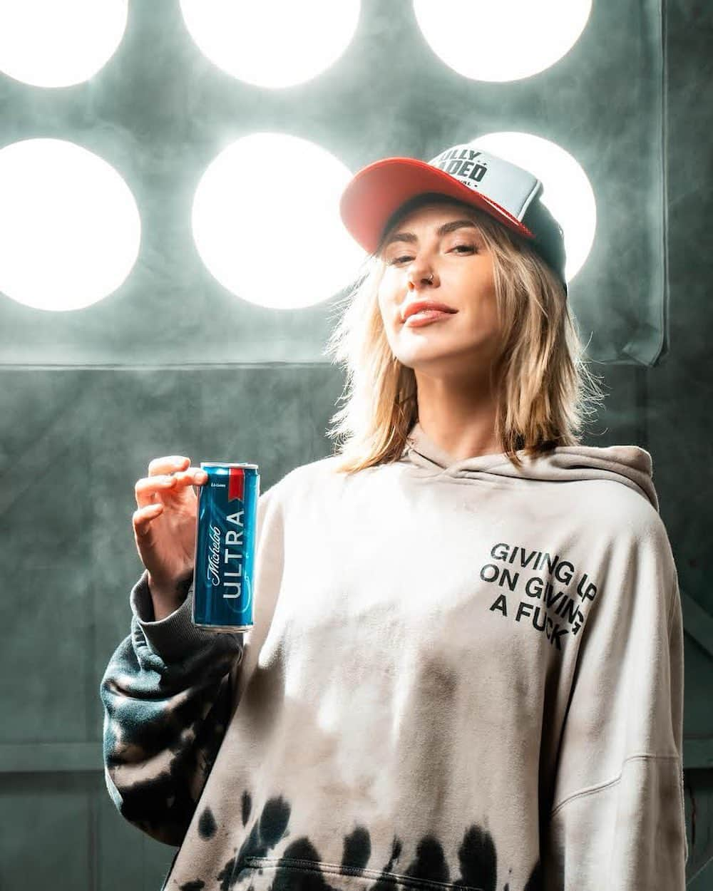 Carter Cruiseのインスタグラム：「we’re back on tour & i’m proud to announce i have made @michelobultra the most popular beer on @fullyloadedfestival so i’m expecting a sponsorship any day now 😇   📸: @troyconrads  👕: @assholesliveforever」