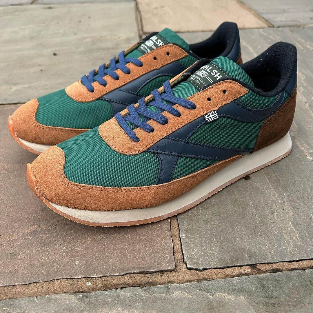 ウォルシュのインスタグラム：「Shop Up to 60% Off in the Walsh Summer Sale.  Shop Online Now - normanwalshuk.com  #normanwalsh #britishmade #sneakers #trainers #ukmfg #madeinbritain」