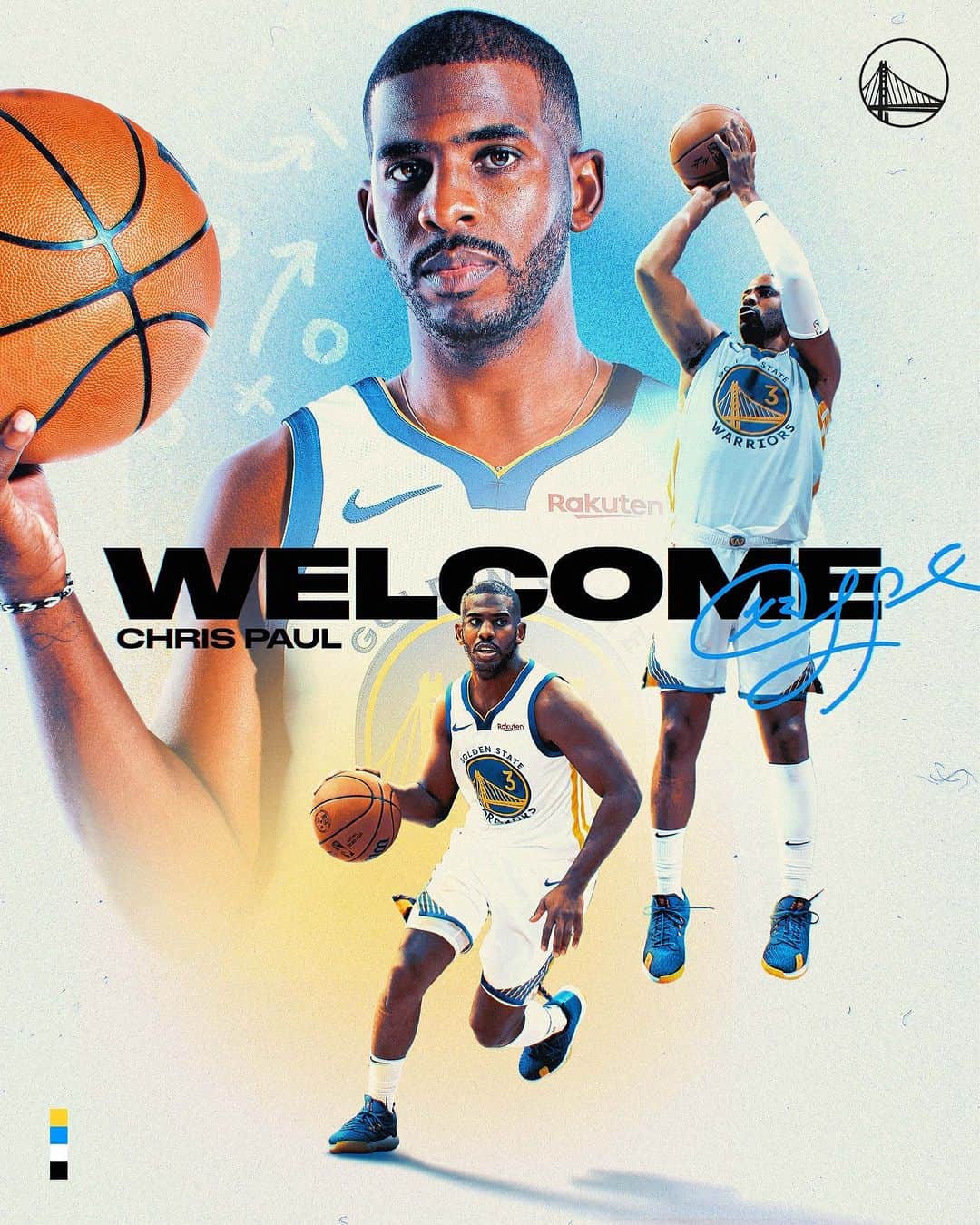 ゴールデンステート・ウォリアーズさんのインスタグラム写真 - (ゴールデンステート・ウォリアーズInstagram)「Officially, official. ⚡️   The Dubs have acquired 12x NBA All-Star guard Chris Paul.」7月7日 4時30分 - warriors