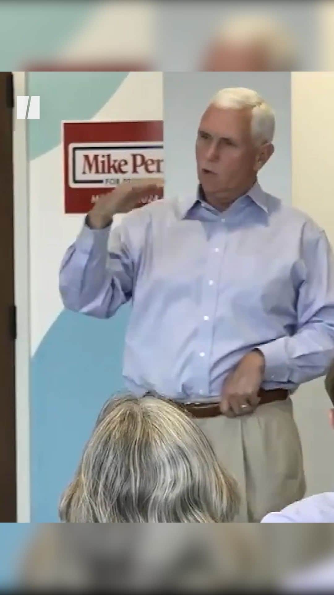 Huffington Postのインスタグラム：「Former Vice President Mike Pence said the quiet part out loud on Wednesday in a conversation with Iowa voters. “I’m somebody that, I don’t really buy into ‘the rich need to pay their fair share,’" Pence said when asked about income taxes.」