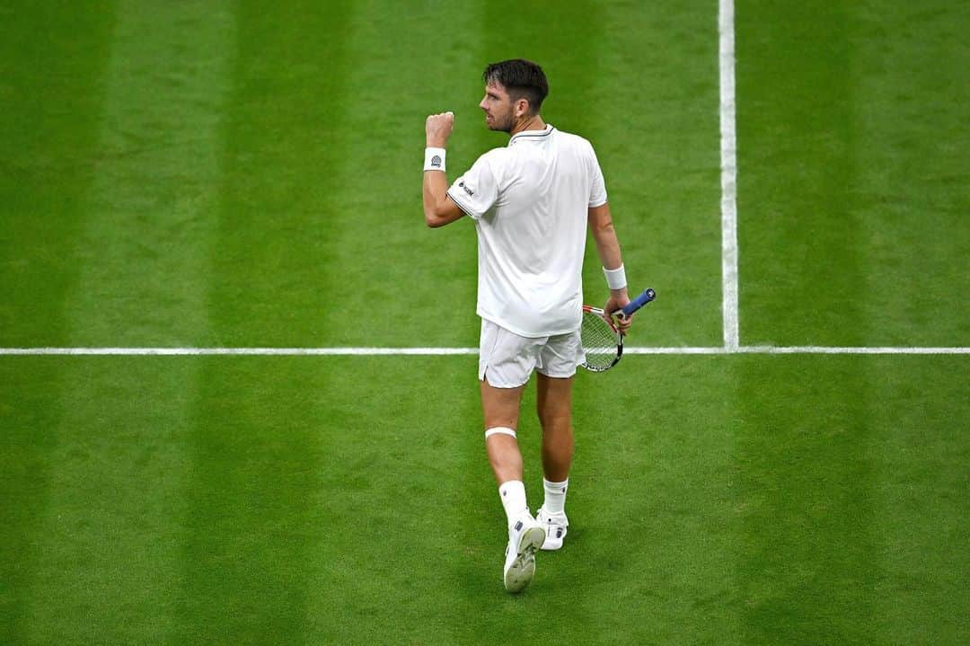 キャメロン・ノリーのインスタグラム：「Special time of year, on to the next 🌊 @wimbledon」