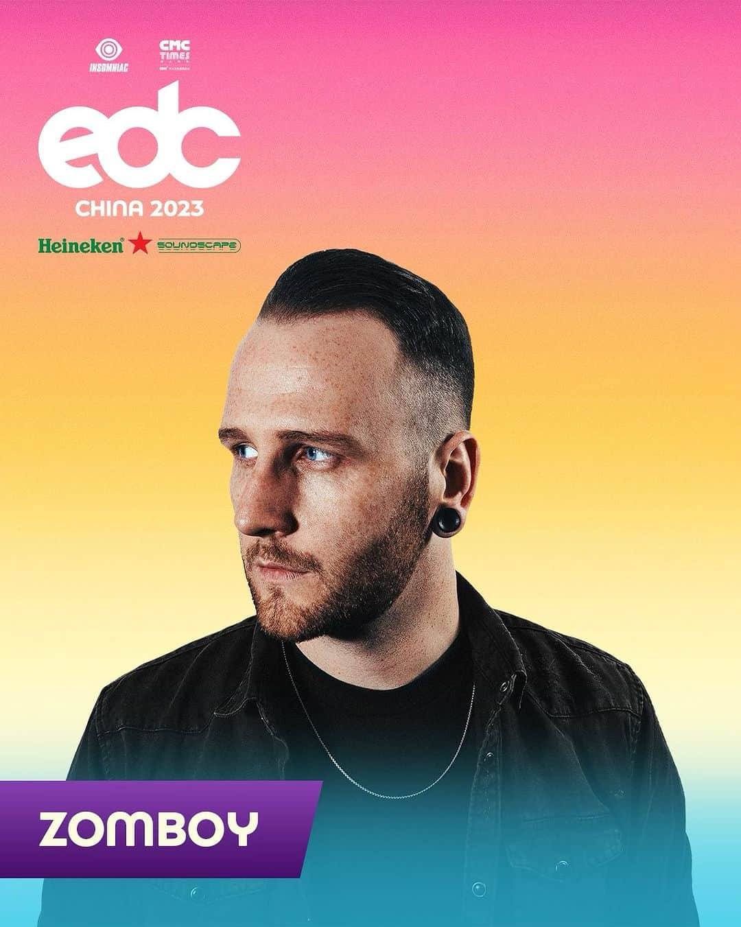 Zomboyさんのインスタグラム写真 - (ZomboyInstagram)「Pumped to bring some noise to China for @edc__china this October 🇨🇳🧟‍♂️」7月7日 5時59分 - zomboy