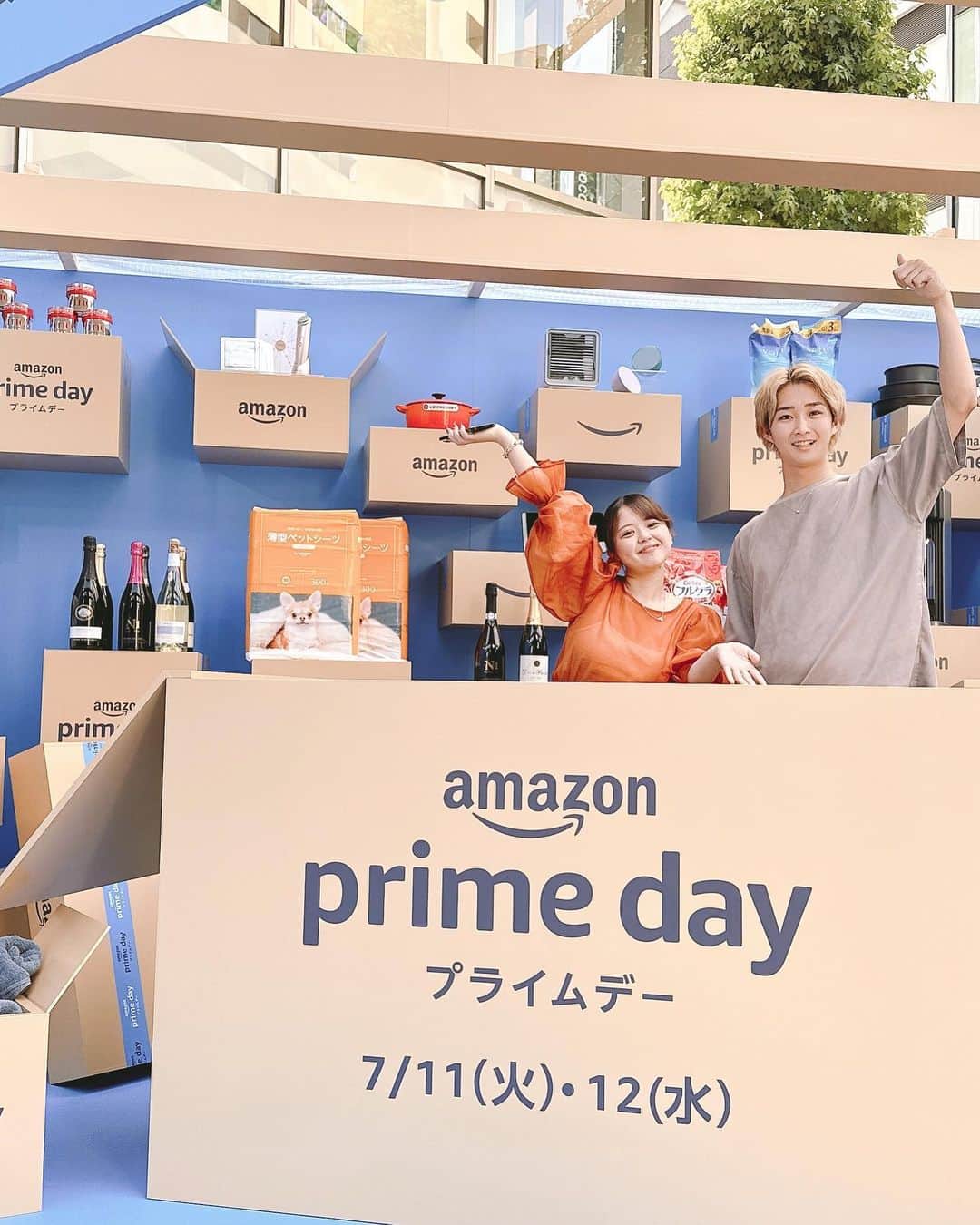 Kazukiさんのインスタグラム写真 - (KazukiInstagram)「一人暮らしをしている長女と一緒に、 久しぶりの2人きりでのお出かけ♪♪ • AmazonがやっているPrime Day Cafeへ行ってきました✨ • 入場が無料‼️ Amazonフレッシュで取り扱う食材で作ったデザートとドリンクがサービスなのにも感激でした🍹🧁💕 • 7月7日(金)~7月9日(日)@渋谷PARCO で開催してます🙌✨ • プライム会員歴はかなり長く、ベビー用品から日用品、イベント🎃🎄✨好きな我が家にはAmazonは欠かせなく、何でもあるので、いつも見るのも選ぶのが楽しみです🛒𓈒𓂂𓏸✨ • Prime Day cafeではPrime Dayのセール商品が展示されていて、気になるものがいっぱいあったので、この夏🍉🍧また色々GETしたいと思います🛍✨ • • ○Prime Day開催日 7月11日（火）0時から12日（水）23時59分までの48時間 http://www.amazon.co.jp/primeday • • #プライムデーカフェ #夏のお出かけ #お得情報 #プライムデー #セール情報 #おでかけスポット #漆山家　#pr」7月7日 17時04分 - kazuki13mama